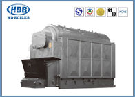 Tambor horizontal encendido carbón industrial automático de la caldera de agua caliente del vapor solo