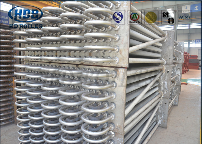 Tipo espiral de alta resistencia corrosión resistente del tubo de aleta de la caldera para el estándar del ahorrador ASME