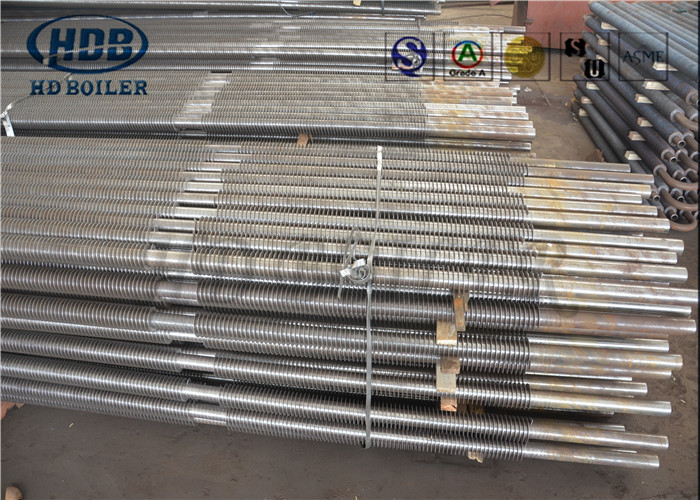 Cambiador de calor espiral de acero inoxidable de la caldera, estándar del tubo de aleta de las piezas de reparación de la caldera ASME
