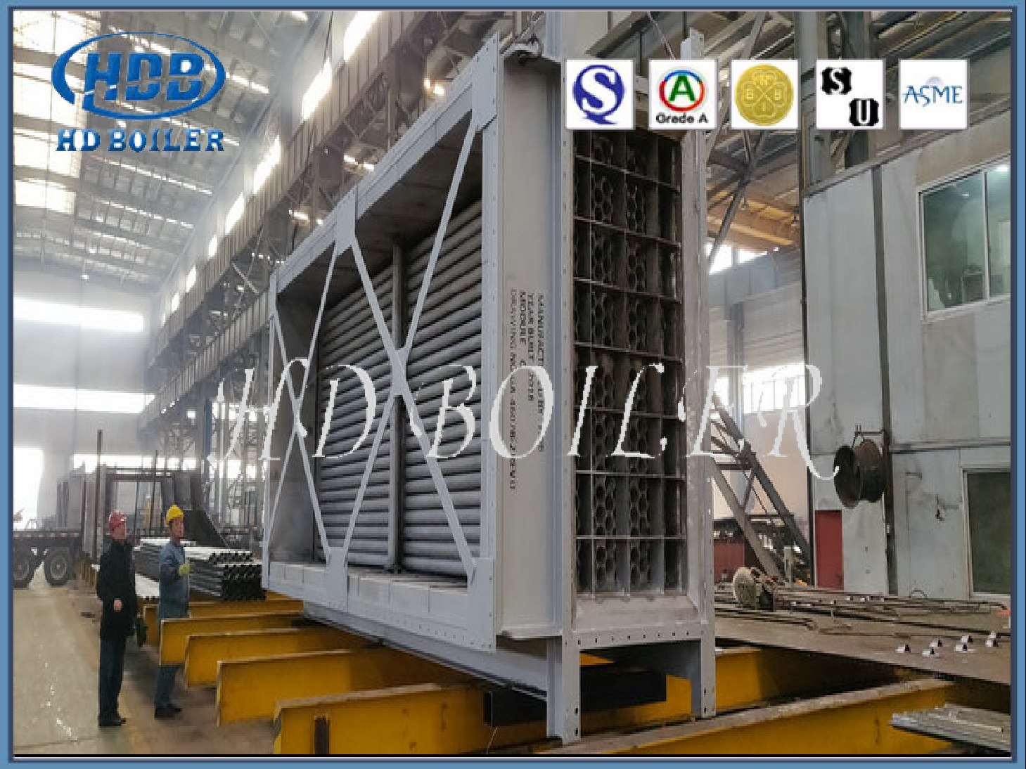 Precalentador de aire tubular de la caldera para las calderas de la central eléctrica y las calderas industriales