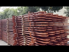 Las bobinas de los tubos de supercalentamiento