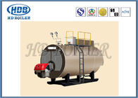 Caldera de agua caliente de gas horizontal automática, caldera de vapor de alta presión ISO9001