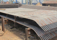 Membrana del panel de pared del agua con industria de la caldera de la barra de la aleta con la corrosión anti de acero de carbono del tratamiento térmico
