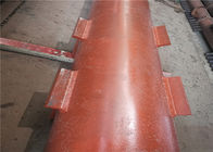 Jefes multíples de la caldera del acero de carbono del diámetro grande del OEM con la pintura roja