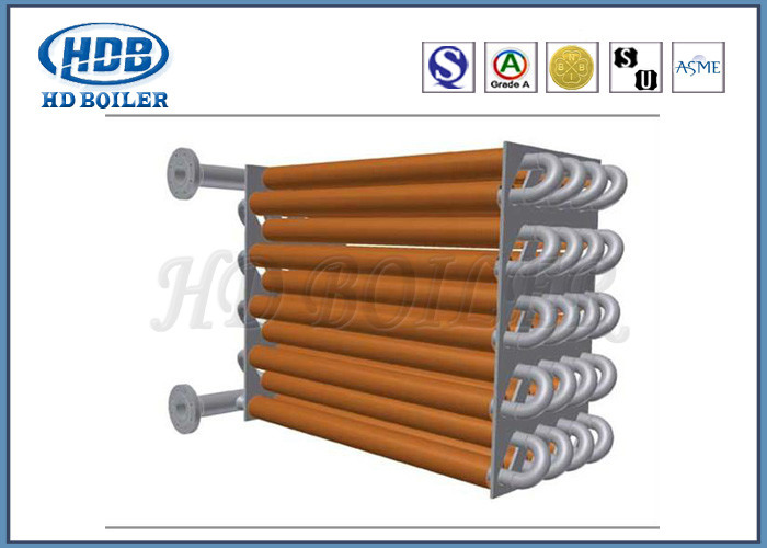 Elementos de calefacción de acero del tubo de aleta de la caldera de la eficacia alta para el cambiador de la caldera