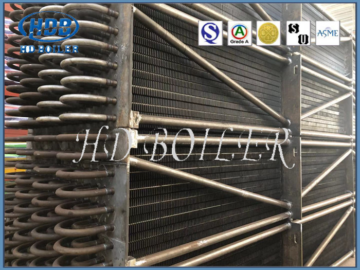 Ahorrador de acero ahorro de energía de los tubos del cambiador de calor en recambios de la caldera