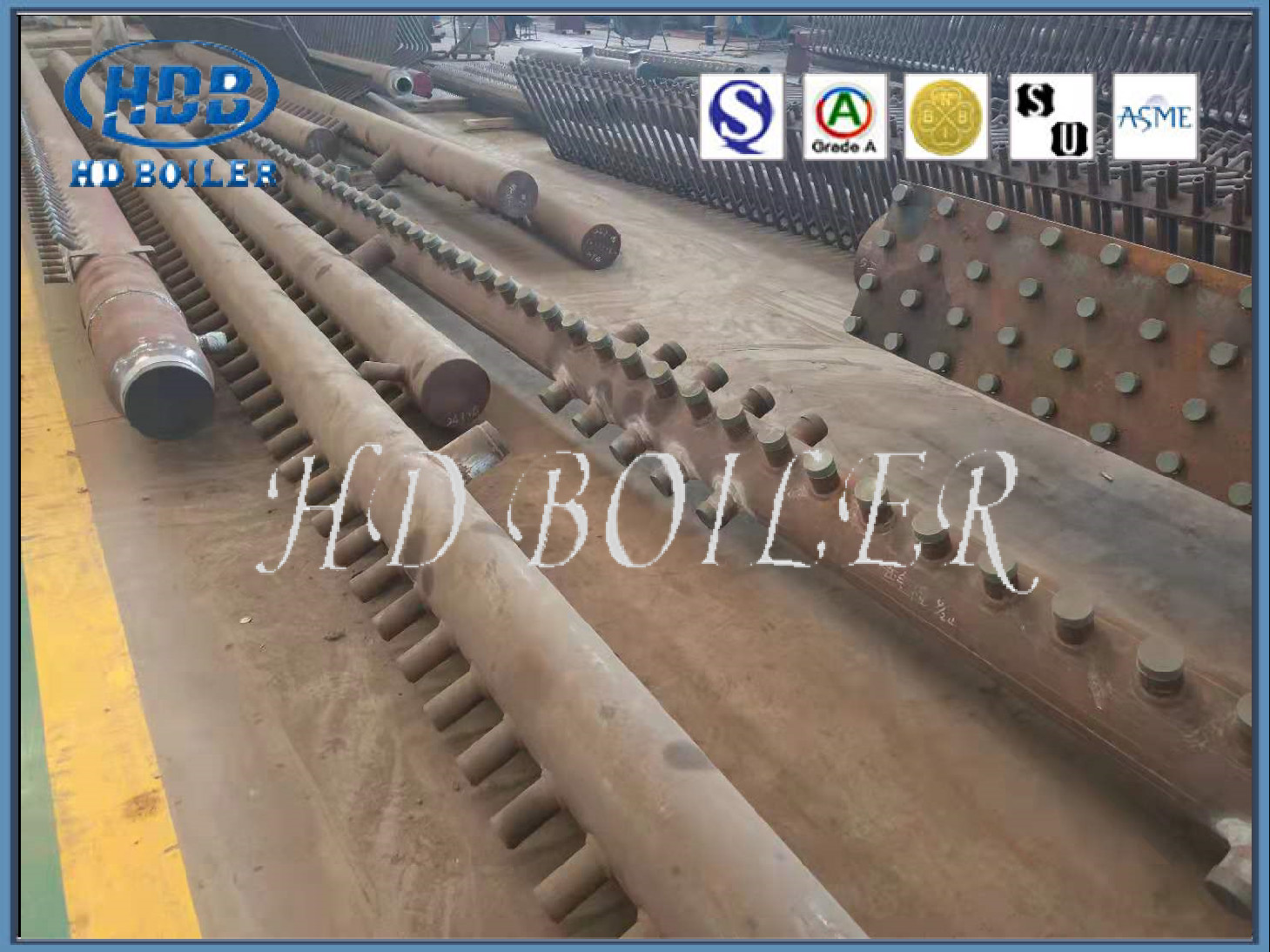 Caldera duradera Heater Parts Boiler Manifold Headers de HD para la eficacia alta
