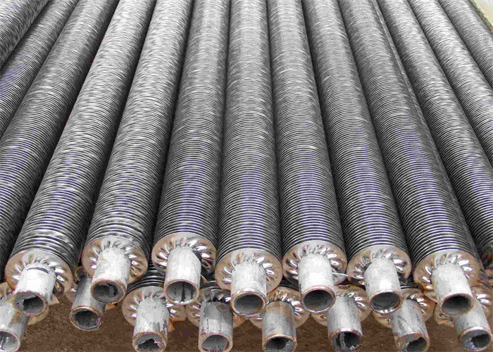 tipo espiral SA178 estándar de aluminio de 6000m m de los tubos aletados EN3834